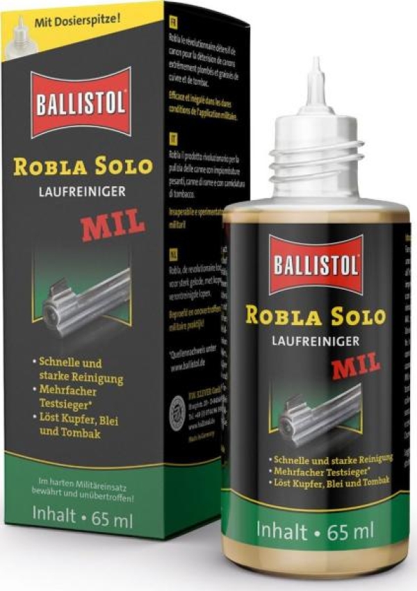 &Kappa;&alpha;&theta;&alpha;&rho;&iota;&sigma;&tau;&iota;&kappa;ό &kappa;ά&nu;&nu;&eta;&sigmaf; Ballistol Robla Solo Mil 65ml